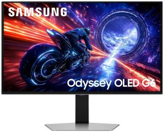 Монітор Samsung Odyssey OLED G6 (LS27FG602SIXUA) Silver 27