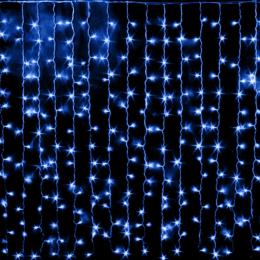 Гірлянда Voltronic 120LED Штора 5 x 0, 6 м Blue