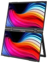 Монітор Verbatim Full HD 1080p Essentials (32403) Black 15.6 (подвійний вертикальний екран)