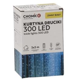 Гірлянда Chomik 300 LED 3x3 м, USB, IP20 Cold White (5900779880009)
