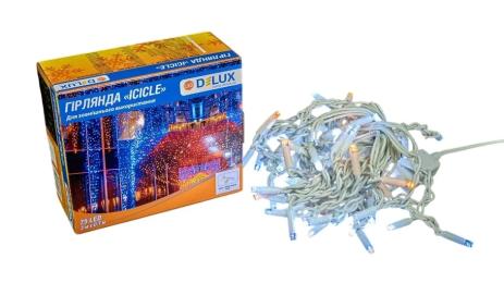 Гірлянда Delux ICICLE 100LED 2x0.7 м Yellow flash White IP44 (90015181)