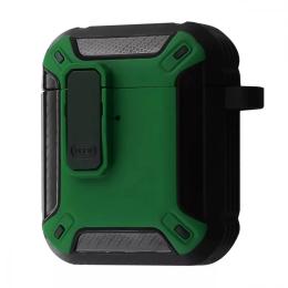 Чохол для навушників Infinity Defender Case для AirPods 1/2 Black Green