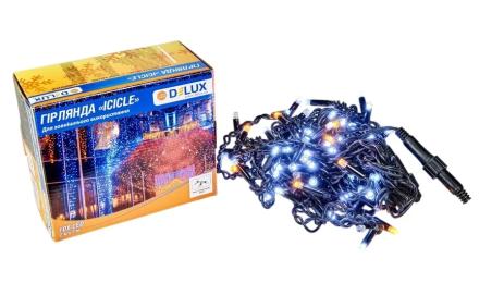 Гірлянда Delux ICICLE 108LED 2x1 м flash Black White IP44 (90015178)