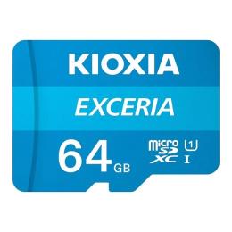 Карта памяті Kioxia LMEX1L064GG2 Blue 64GB microSDXC З адаптером Class 10 UHS-I