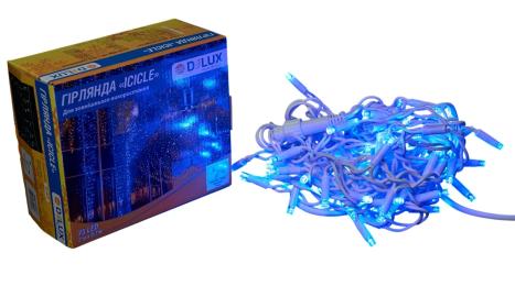Гірлянда Delux ICICLE 75 LED 2 x 0.7 м Blue White IP44 EN (90016592)