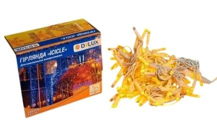 Гірлянда Delux ICICLE flash 108LED 2 х 1 м Yellow White IP44 EN (90012941)