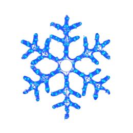 Гірлянда Delux MOTIF Snowflake 55см Blue IP44 EN (90012964)