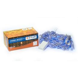 Гірлянда Delux Waterfall С 320LED 3х3 м Transparent Blue IP20 (90018008)