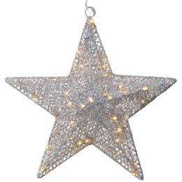 Гірлянда Luca Lighting Зірка 30 см 30 LED Silver (8718861683097)