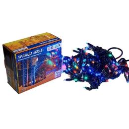 Гірлянда Delux ICICLE flash 108LED 2 х 1 м Black Multi IP44 EN (90012950)