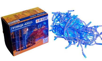 Гірлянда Delux ICICLE flash 108LED 2 х 1 м Blue White IP44 EN (90012945)