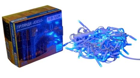 Гірлянда Delux ICICLE flash 75LED 2 х 0.7 м Blue White IP44 (90012957)