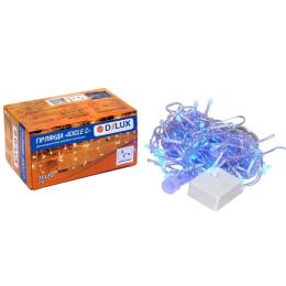 Гірлянда Delux ICICLE С 75LED 2х0.7 м Transparent Blue IP20 (90017984)