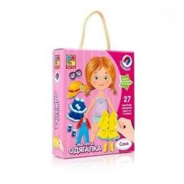 Пізнавальна гра Vladi Toys Магнітна одевалка Соня, укр. мова (VT3702-07)