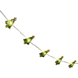 Гірлянда Luca Lighting Ялинка, струна, 1, 3 м White 10 LED 2AA, таймер (8720967822867)