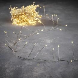Гірлянда Luca Lighting Кластер срібна струна, 15 м Warm White (8718861852677)