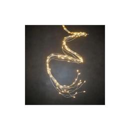 Гірлянда Luca Lighting Оберемок струн 2 м срібна струна Warm White (8718861853377)