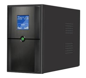 Джерело безперебійного живлення FrimeCom SL-1KL Black Line Int., AVR, 2 x євро, LCD, метал