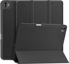 Чохол-книжка для планшета Airon Premium SOFT для iPad Pro 13 2024 Black із захисною плівкою та серветкою