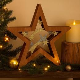 Гірлянда LightZone Різдвяна зірка 35 см Warm White