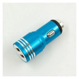 Автомобільний адаптер для телефона DENGOS AZP-2P Blue (2USB; 2.1A, 1A )