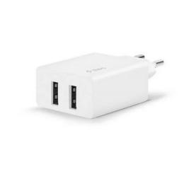 Адаптер живлення для телефона Ttec 2SCS21B White (SmartCharger DUO 2хUSB 2.4А/12Вт )