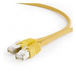 Патч-корд Cablexpert PP6A-LSZHCU-Y-1.5M Yellow S/FTP литий, 50u штекер з защіпкою