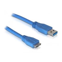Дата-кабель Atcom 0.8m USB(тато) - microUSB Type B(тато) Blue
