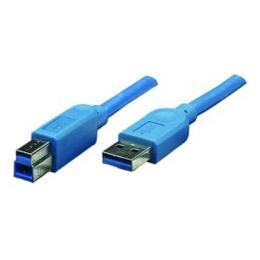 Дата-кабель Atcom 12823 1.8m USB (тато) - USB Type B (тато) Blue
