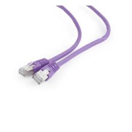 Патч-корд Cablexpert PP6-5M Violet FTP, литий, 50u штекер з защіпкою