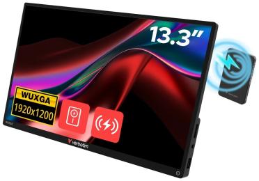 Монітор Verbatim (32087) Black 13.3 (WUXGA та бездротове живлення)