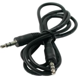Аудіо-кабель PowerPlant mini-jack 3.5(тато)mini-jack 3.5(мама), 1m Black