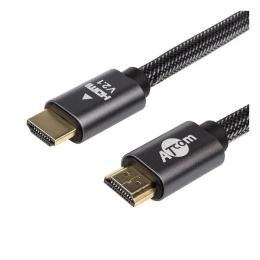 Відео-кабель Atcom 23785 HDMI(тато)HDMI(тато) Black