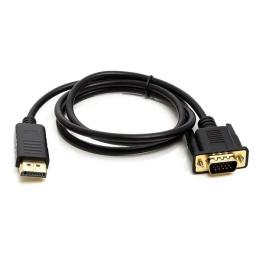 Перехідник PowerPlant CA911882 DisplayPort (тато) - VGA (тато) Black