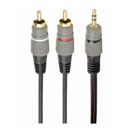 Аудіо-кабель Cablexpert CCA-352 mini-jack 3.5(тато)2хRCA(тато), 2,5m Black