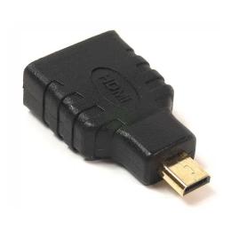 Перехідник PowerPlant KD00AS1298 HDMI (мама) - microHDMI (тато) Black