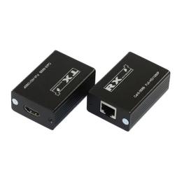 Перехідник Voltronic HDMI(мама) - RJ45(мама) Black