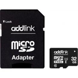 Карта памяті AddLink 32GB microSDHC class 10 UHS-I U1 (ad32GBMSH310A)