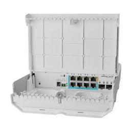 Світч Mikrotik netPower Lite 7R CSS610-1Gi-7R-2S+OUT White