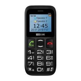 Кнопковий телефон Maxcom MM426 Black