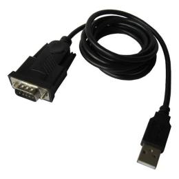 Дата-кабель Dynamode FTDI-DB9M-02 1.5m USB(тато) - RS-232(тато) Black