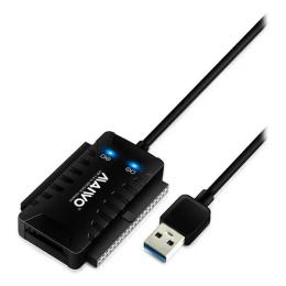 Перехідник Maiwo K132U3IS USB (тато) - SATA (мама) Black