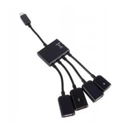 USB-хаб Lapara LA-MICROUSB-OTG-HUB Black