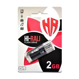 Флеш память Hi-Rali USB Flash Drive HI-2GBCORBK Black 02 GB