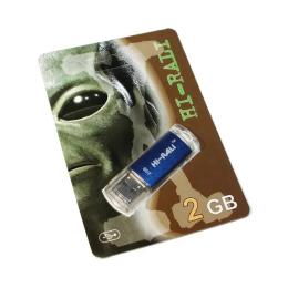 Флеш память Hi-Rali Rocket Series HI-2GBRKTBL Blue 02 GB