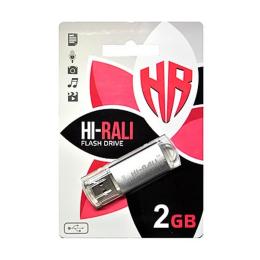 Флеш память Hi-Rali Rocket Series HI-2GBRKTSL Silver 02 GB