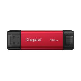 Зовнішній SSD диск Kingston Dual Portable (SPSD/512GB) Red Black 512GB