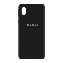Чохол-накладка WXD Silicone Cover Full Protective для Samsung Galaxy A01 Core/M01 Core Black