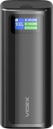 Зовнішній портативний акумулятор Videx VPB-350 20000mAh Gray PD100W