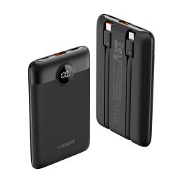 Зовнішній портативний акумулятор Veger W1170 10000 mAh Black